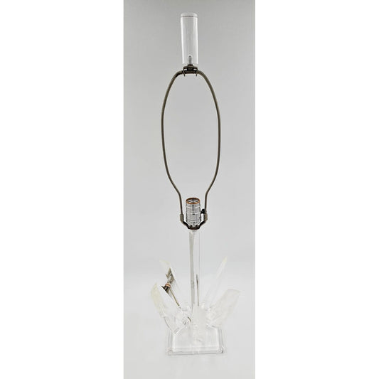 Van Teal Lamp Superb Van Teal Lucite Abstract Modernist Table Lamp Circa 1970/80's