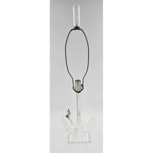 Van Teal Lamp Superb Van Teal Lucite Abstract Modernist Table Lamp Circa 1970/80's