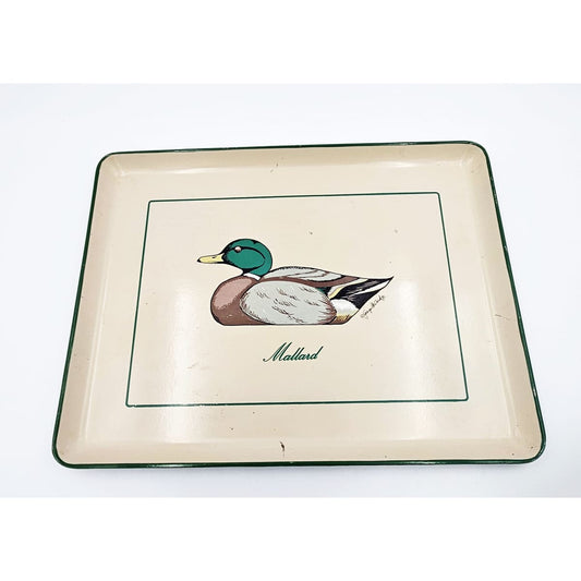 Georges Briard Serveware Rare Georges Briard Mallard Duck Tray & Ice Bucket Barware Set 1950s
