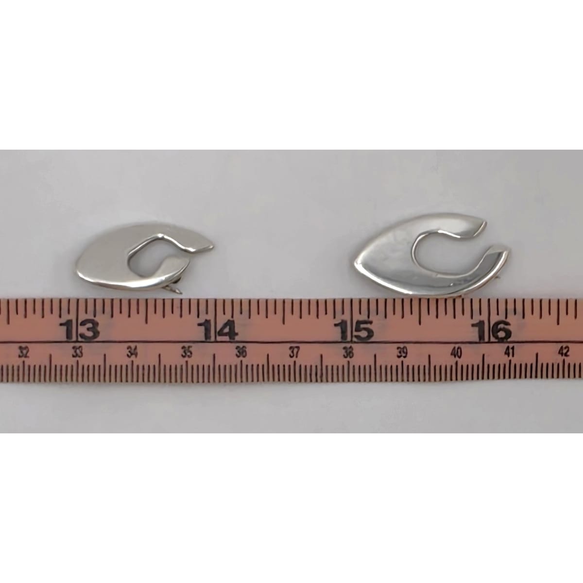 Iconic Designer Phyllis Sklar Sterling Set of 2 Modernist Brooches RARE 50/60s, alternate product view 5