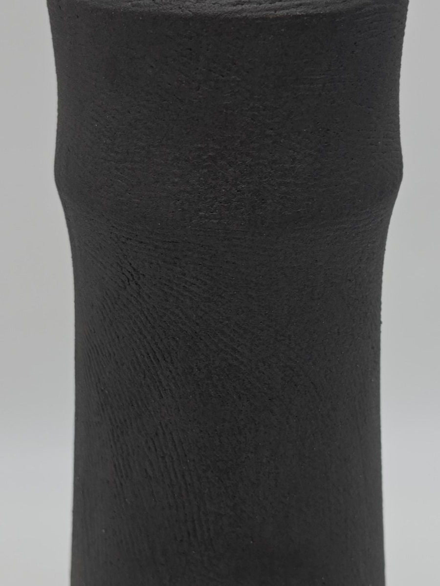 Mirena Kim Studio Ceramic Matte Black & Cream Tall Vase