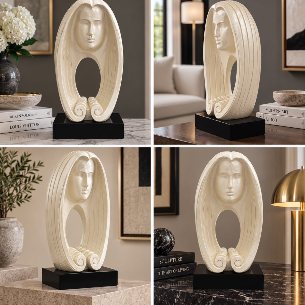 Austin Productions Sculpture Restored Austin Productions Large Ceramic Sculpture "Woman&