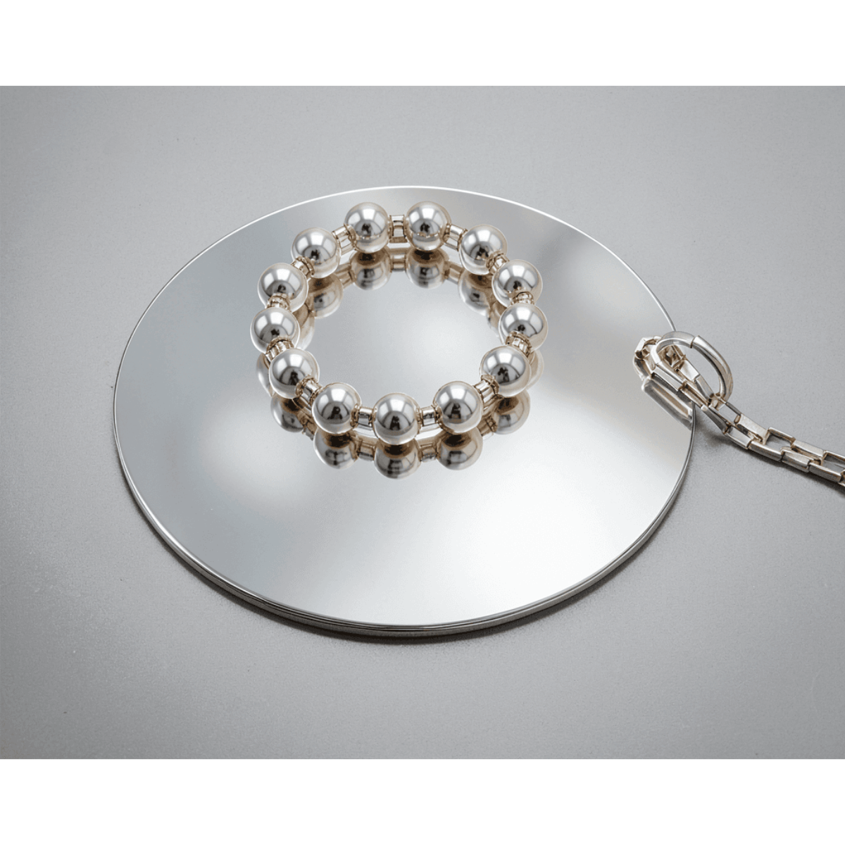 Rare Owe Johansson Sweden Finland Sterling XL Statement Necklace 1960/70s, alternate product view 5