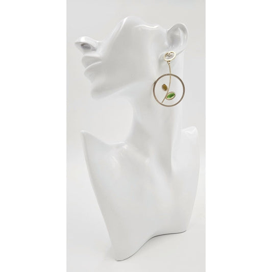 Amy Faust Jewelry Artisan Amy Faust Sterling Modernist XL Drop Dangle Earrings