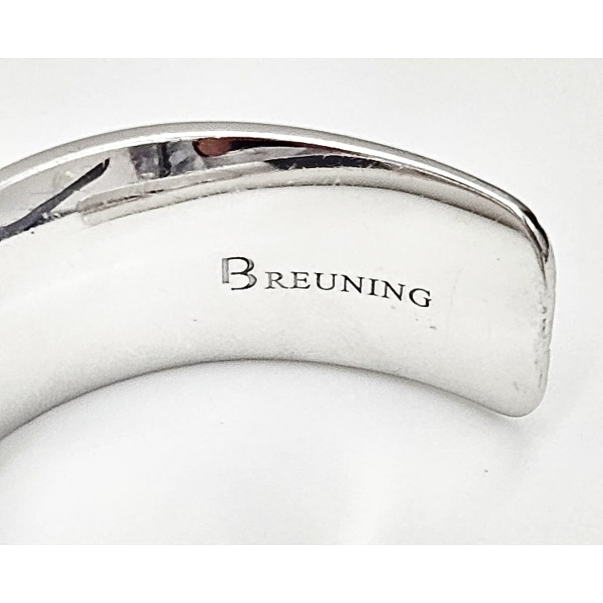Breuning Jewelry NWOT Designer Breuning Sterling Silver & Rose Gold Plated Cuff Bracelet
