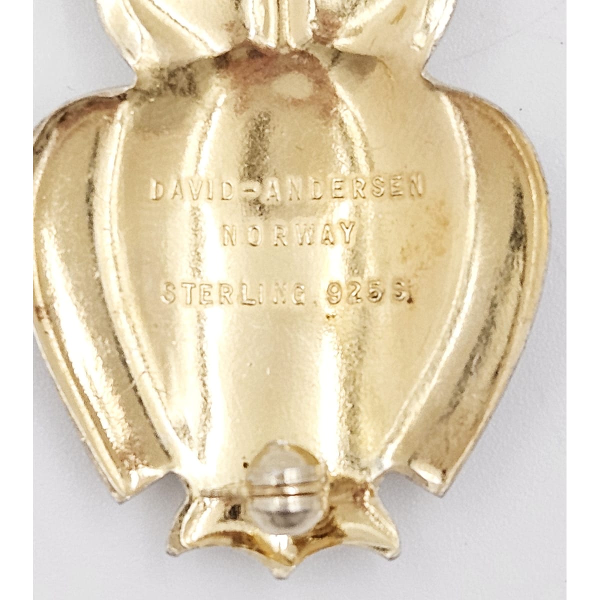 David Andersen Jewelry RARE David Andersen Norway Sterling & Enamel Owl Brooch Pin Pendant 1950&