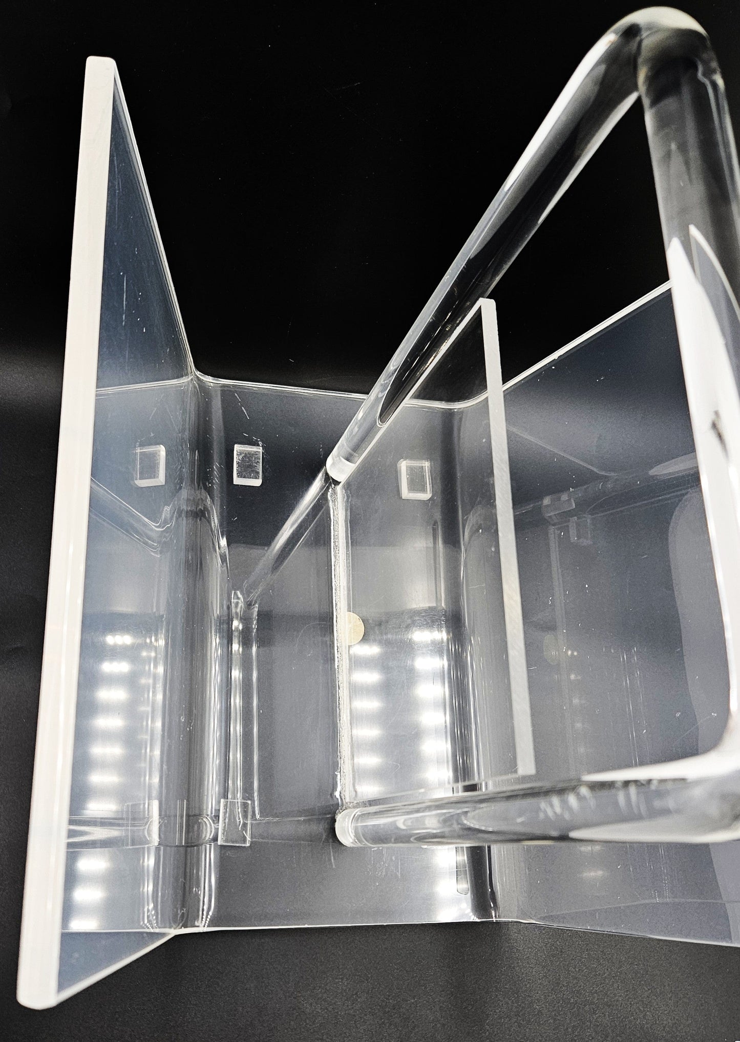 Dorothy Thorpe Magazine Rack MCM Dorothy Thorpe Lucite Magazine Records LPs Newspapers Holder Rack