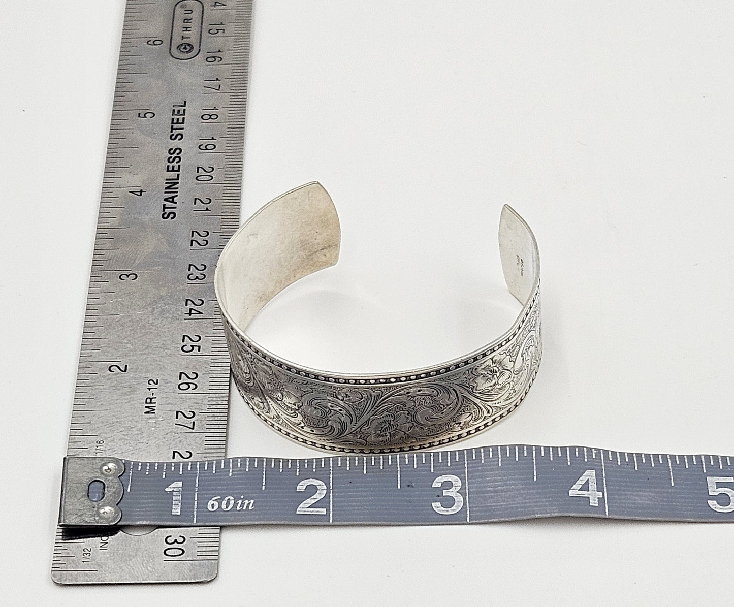 Ed Levin Jewelry Designer Ed Levin Sterling Cuff Bracelet 1960s