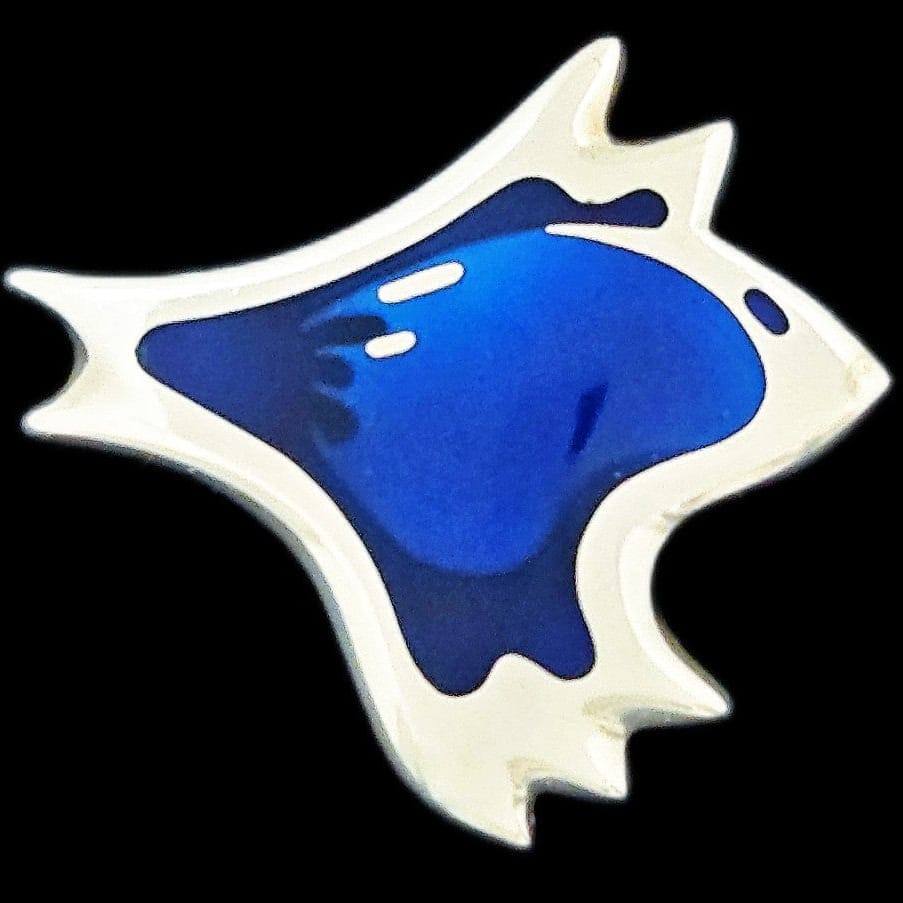 Georg Jensen Jewelry Superb Georg Jensen Sterling Enamel Koppel Biomorphic