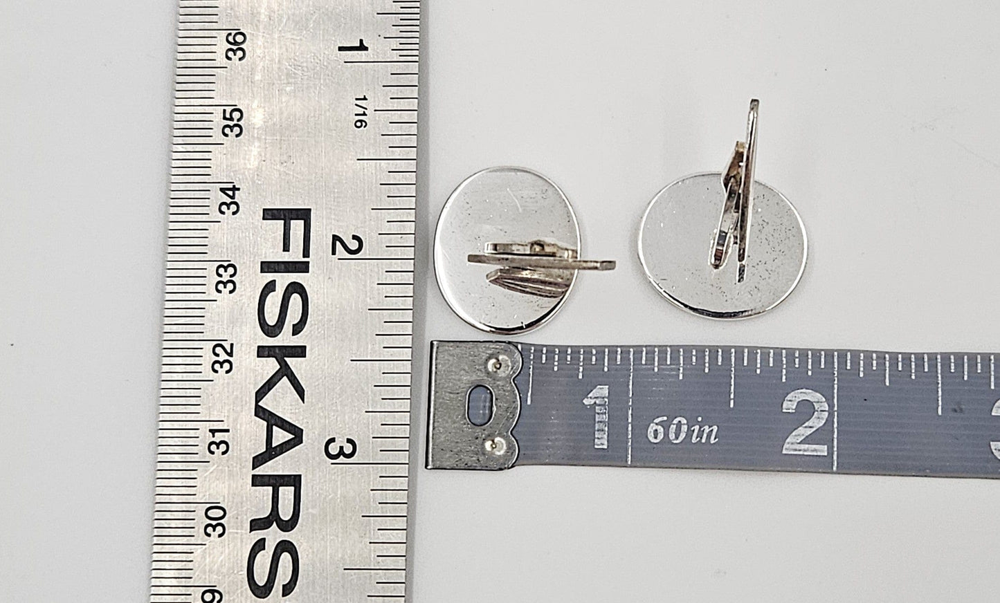 Hans Hansen Jewelry Superb Hans Hansen Denmark Sterling Enamel Modernist Cufflinks #636E 1970s