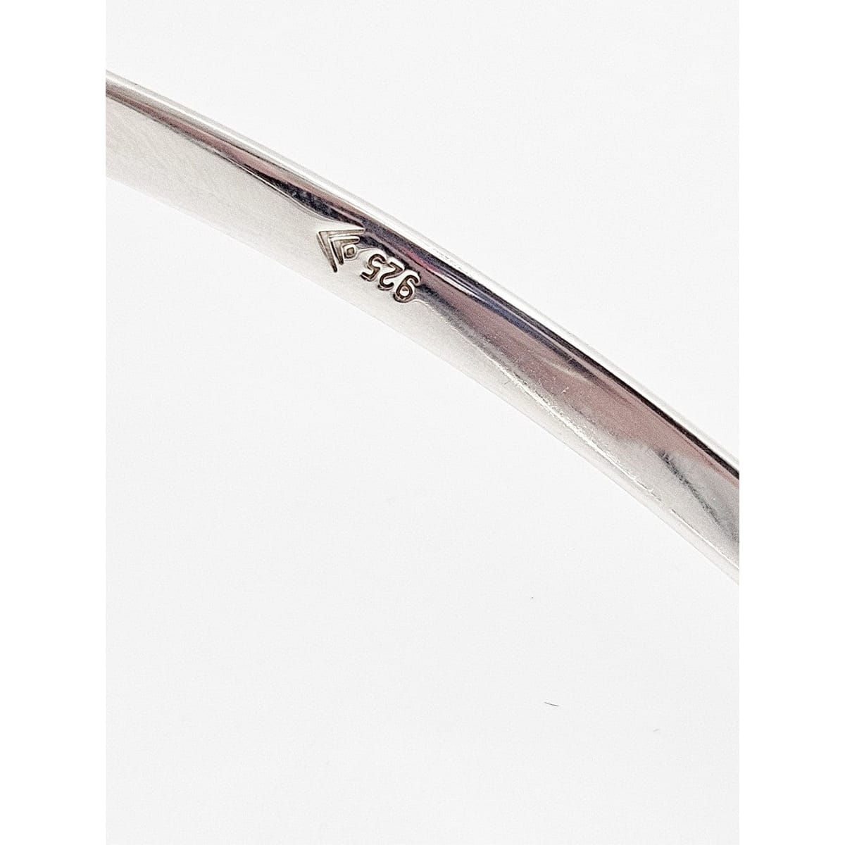 Janina Denmark Jewelry Janina & Lars Nielsen Modernist 925 Hammered XL Pendant Neck Ring 1980s