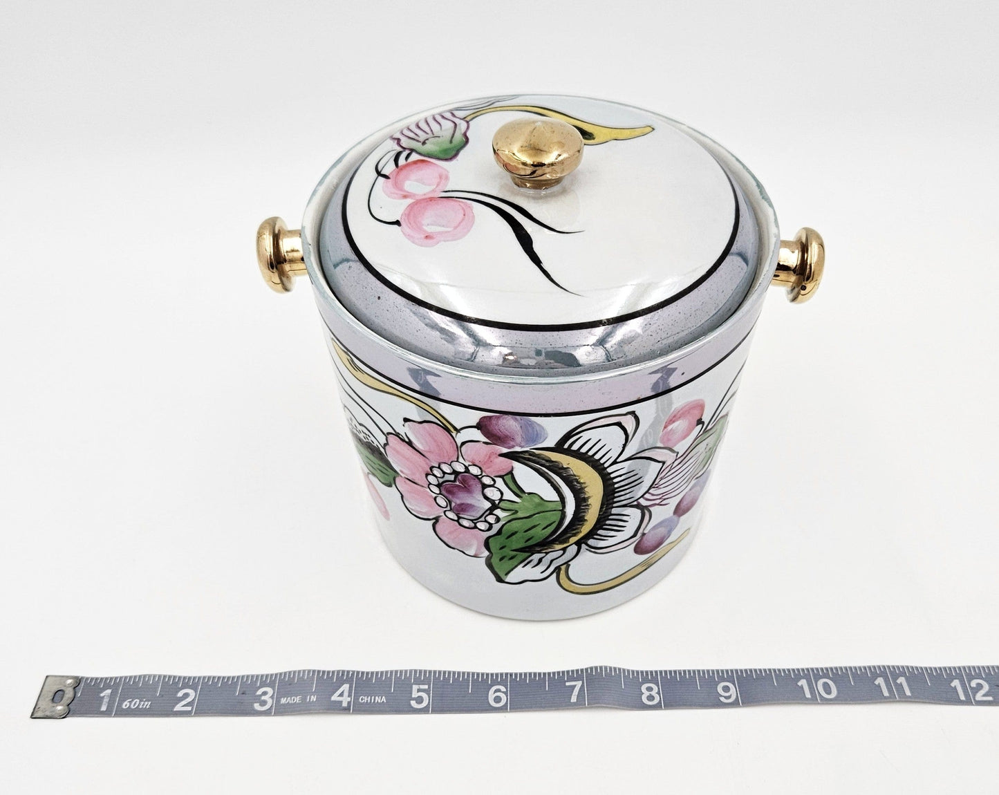 Japan Barware Vintage Japanese Porcelain Ice Bucket