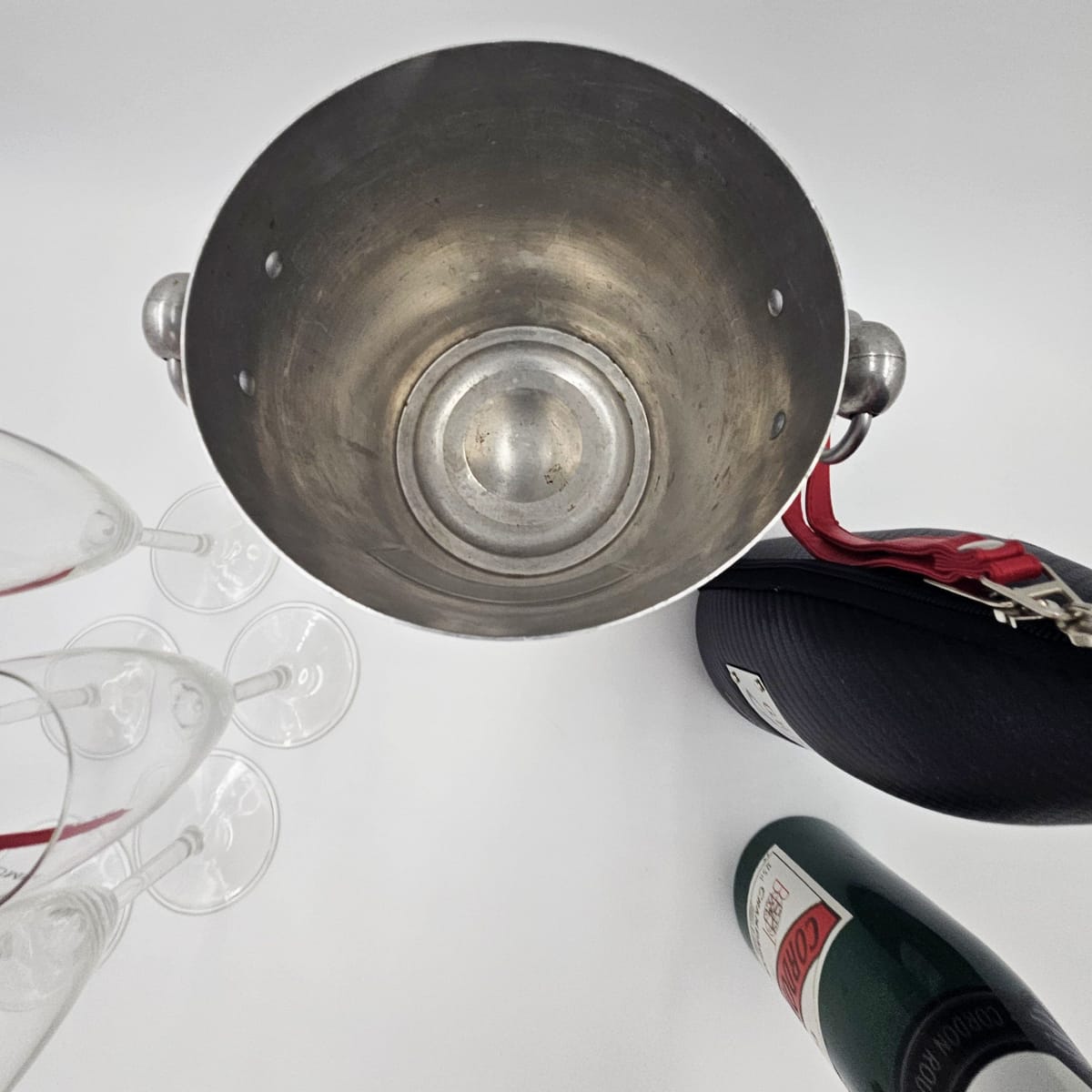 Mumm Champagne Barware MCM Mumm Champagne Ice Bucket Glassware & More Lot 1