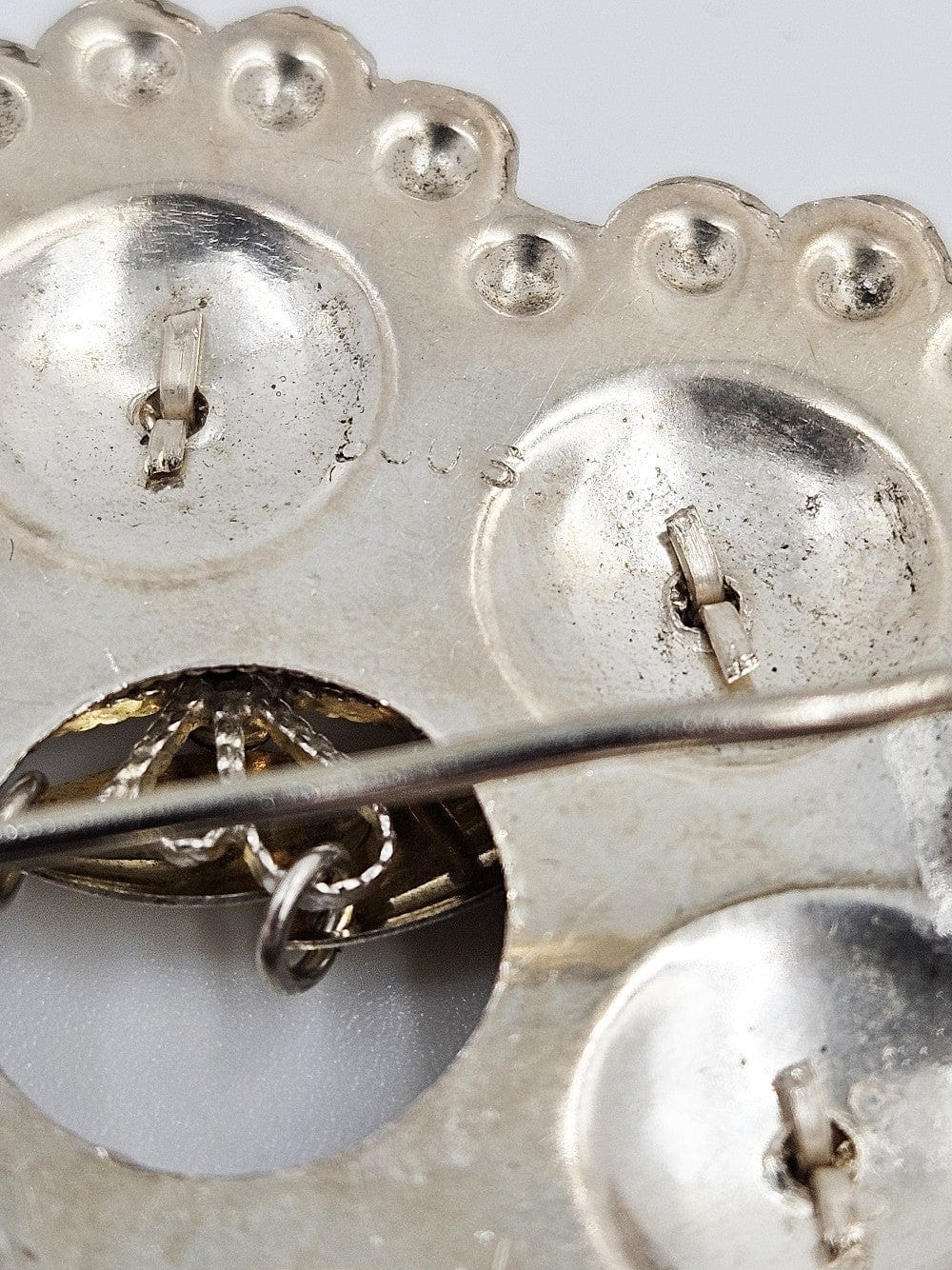 Norwegian Sterling Solje Set Jewelry Vintage Norwegian Sterling Silver Solje Brooch & Earrings Set #5