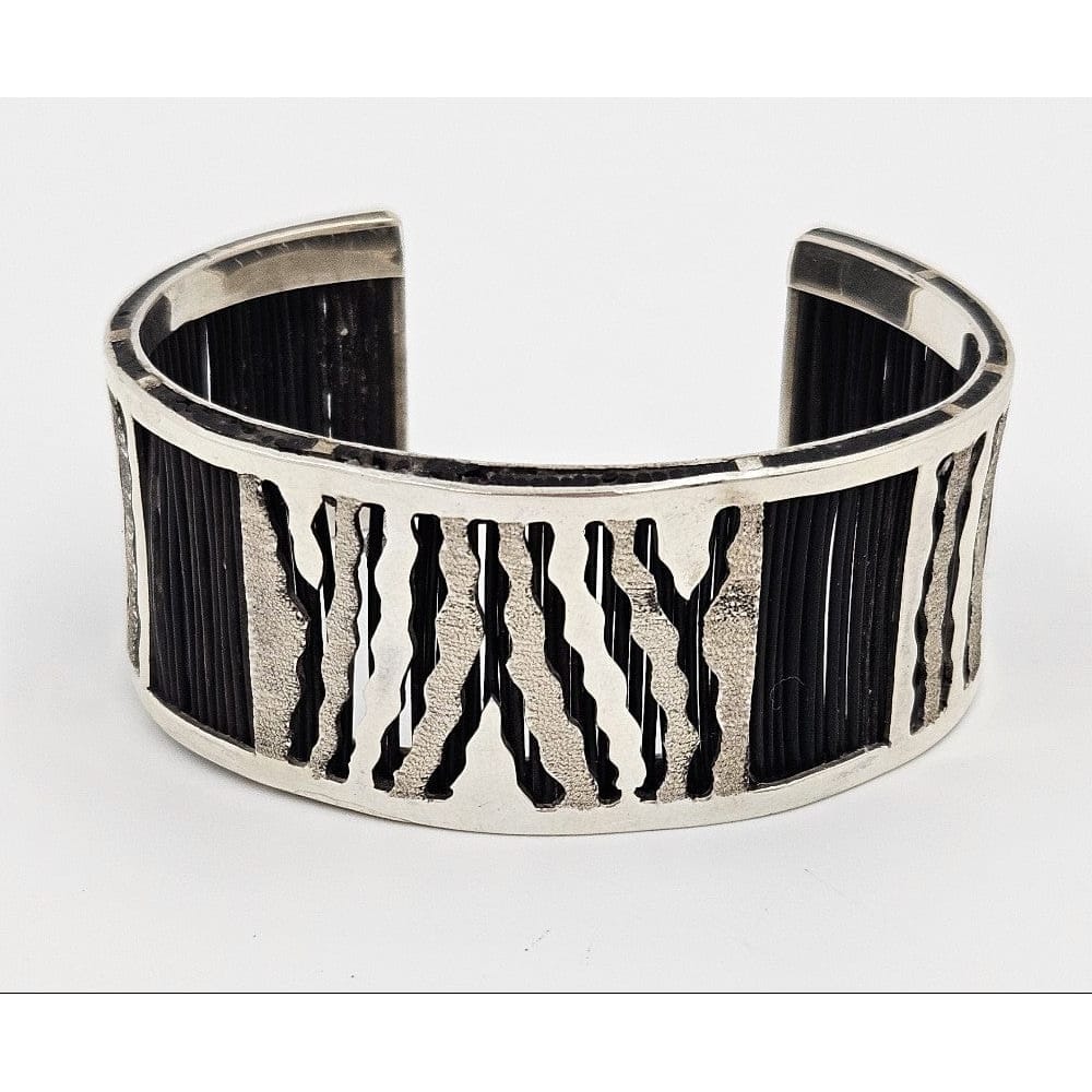 Porcupine Quill Cuff Jewelry Designer Sterling Silver & Porcupine Quills Cuff Bracelet