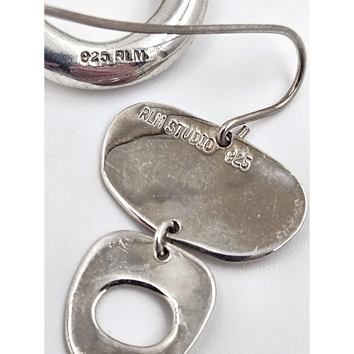Robert Lee Morris Jewelry Superb Robert Lee Morris Sterling Modernist Necklace & Earrings Set C. 1980&