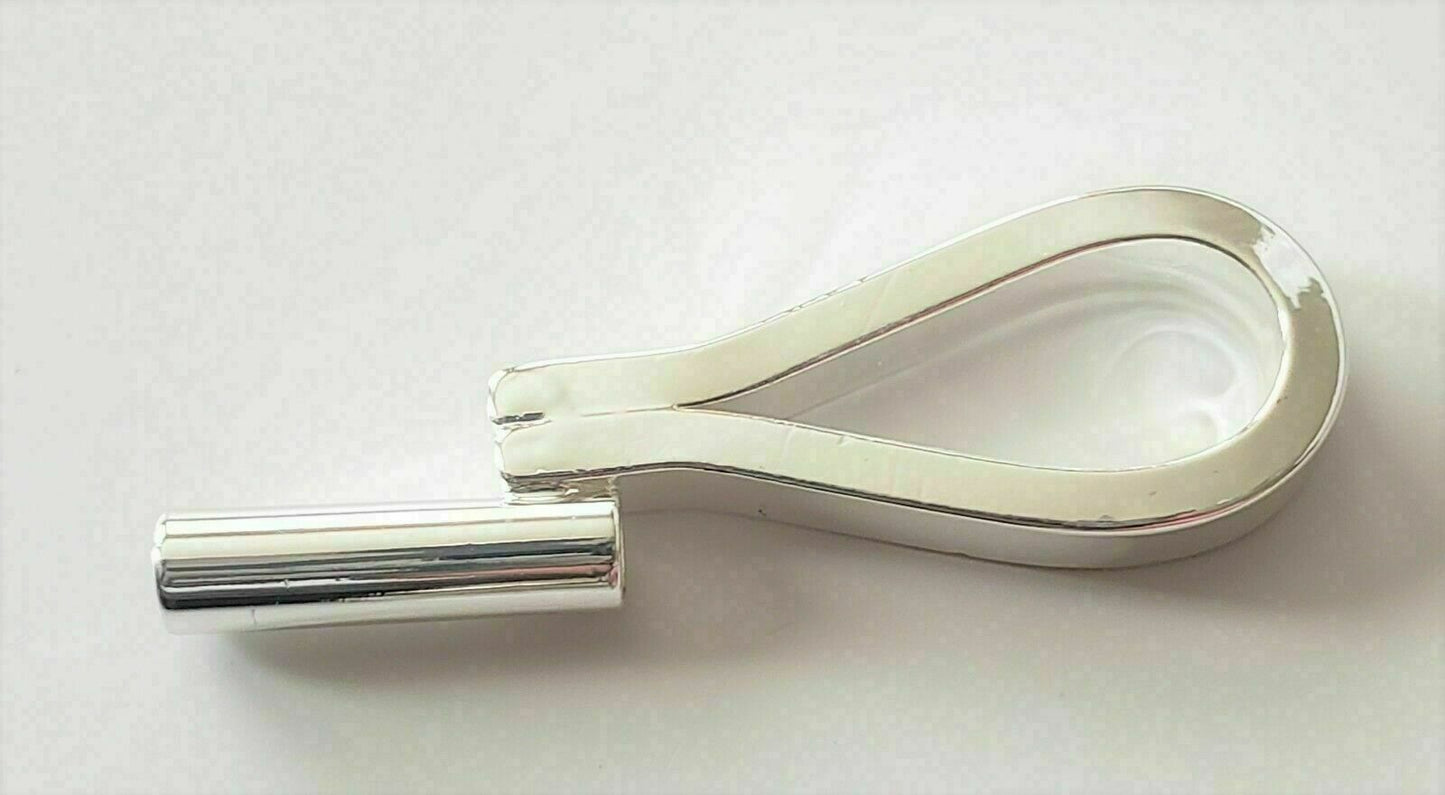 RARE Designer Maxwell Chayat Modernist Hefty Sterling Chrysocolla Brooch 1950's, alternate product view 10