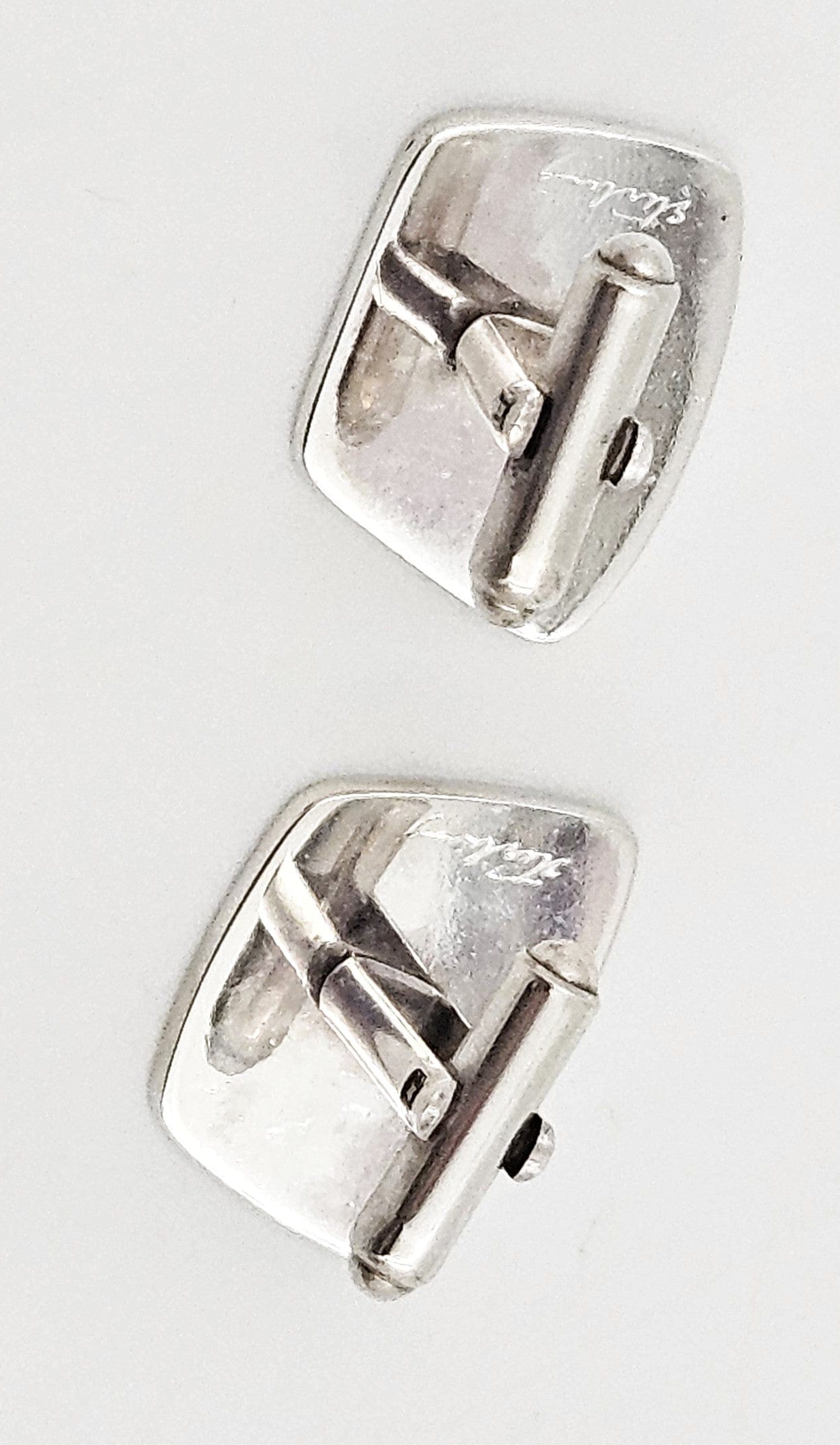 Sterling & Enamel Cufflinks Jewelry Vintage Artisan Sterling & Enamel Primitive Cave Petroglyph Horse Cufflinks