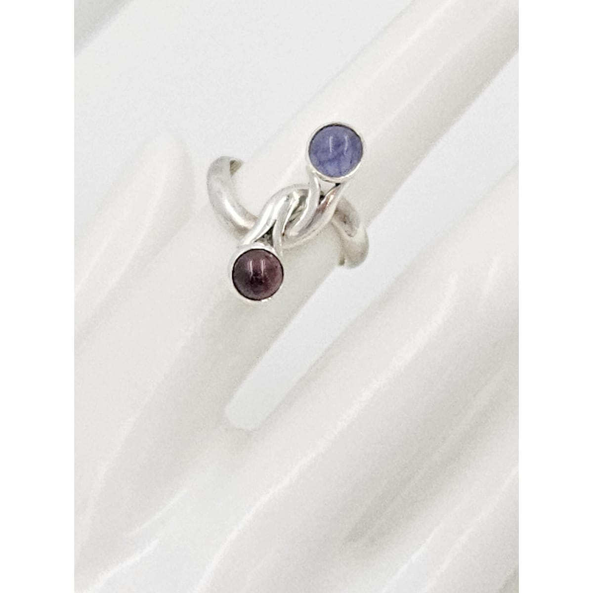 Sterling Ring Jewelry Vintage Sterling Silver & Bold Abstract Modernist Cocktail Ring