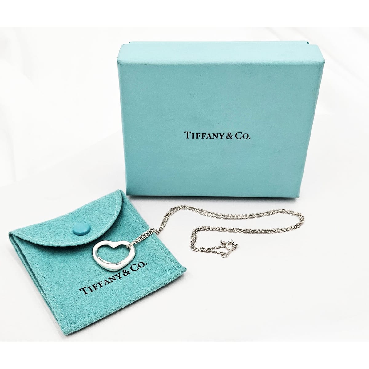 Tiffany & Co. Jewelry NWOT Retired Tiffany&Co Elsa Peretti Sterling Heart Pendant Necklace w/box