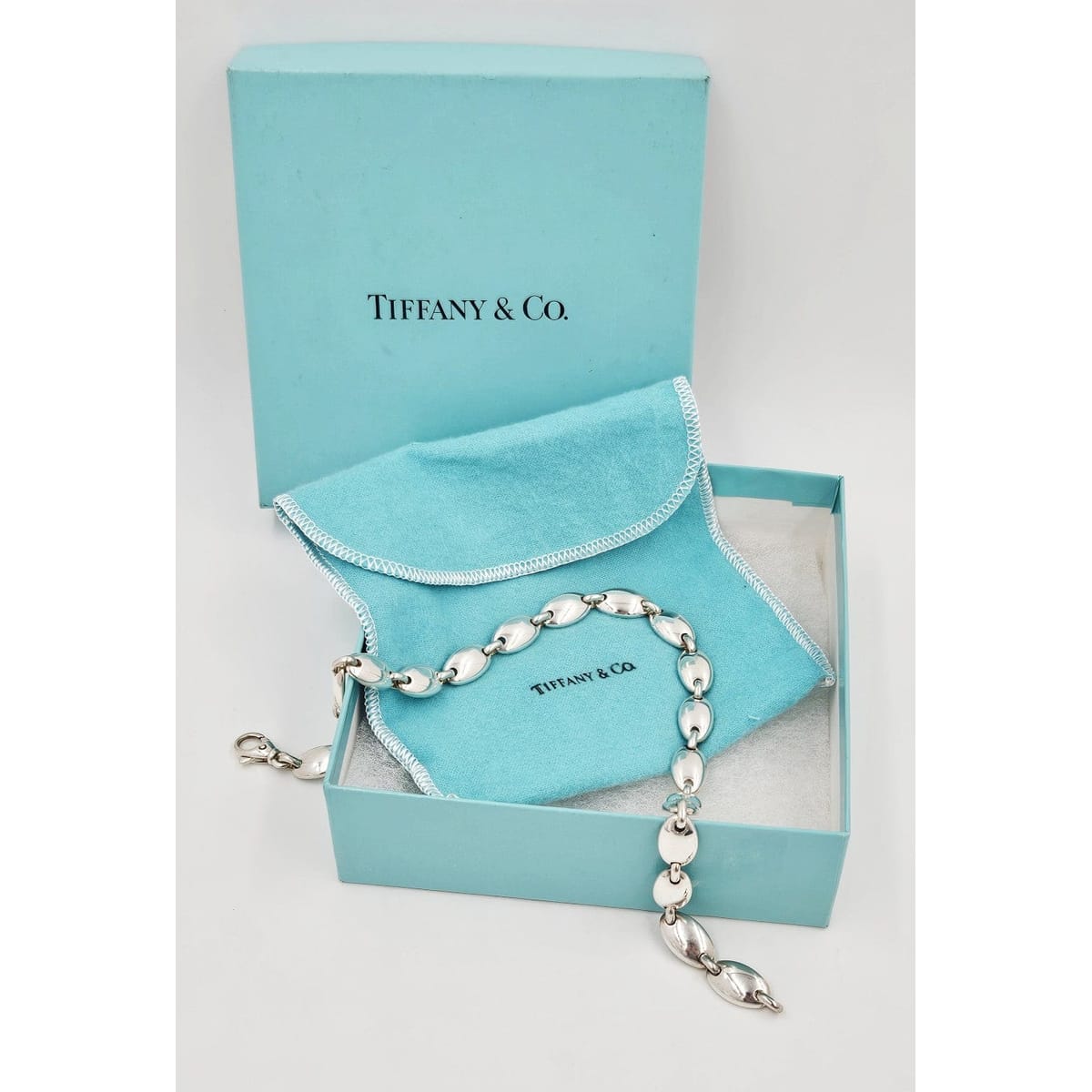 Tiffany & Co. Jewelry Retired Tiffany&Co Hefty Sterling Necklace w/Box
