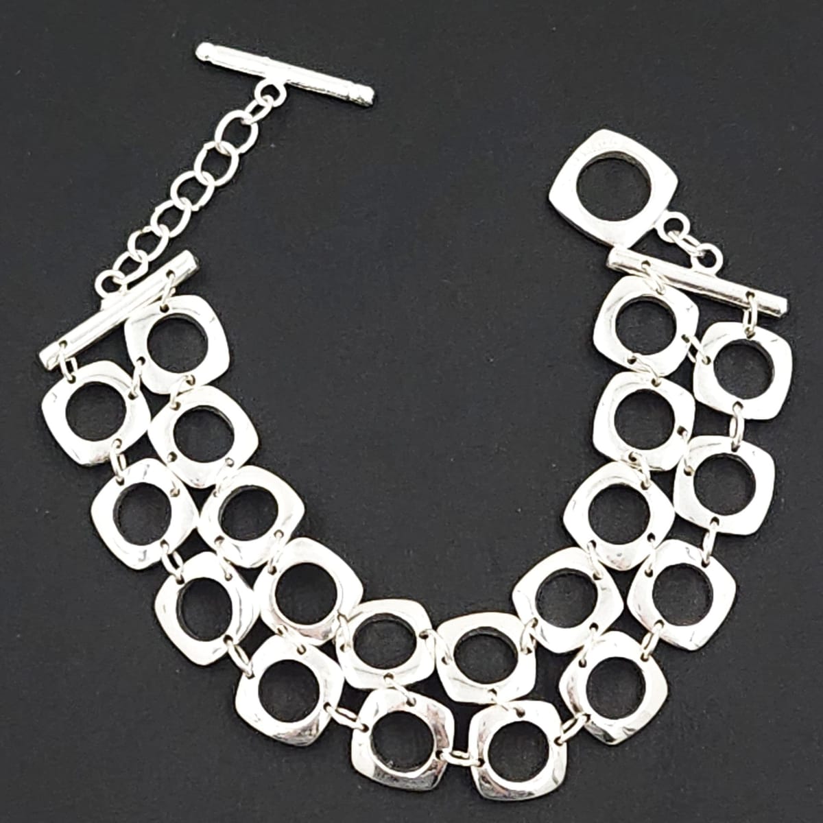 Tiffany & Co. Jewelry Superb Retired Tiffany&Co Sterling Modernist Bracelet