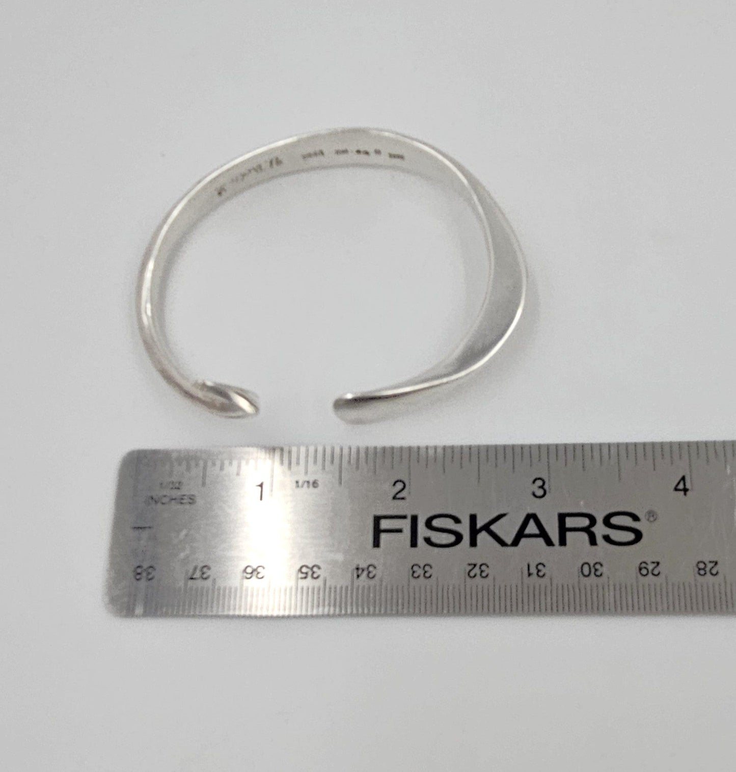 Ulf Trolle Lindgren Sweden Jewelry Ulf Trolle Lindgren Sweden Sterling Modernist Cuff Bracelet Circa 1991