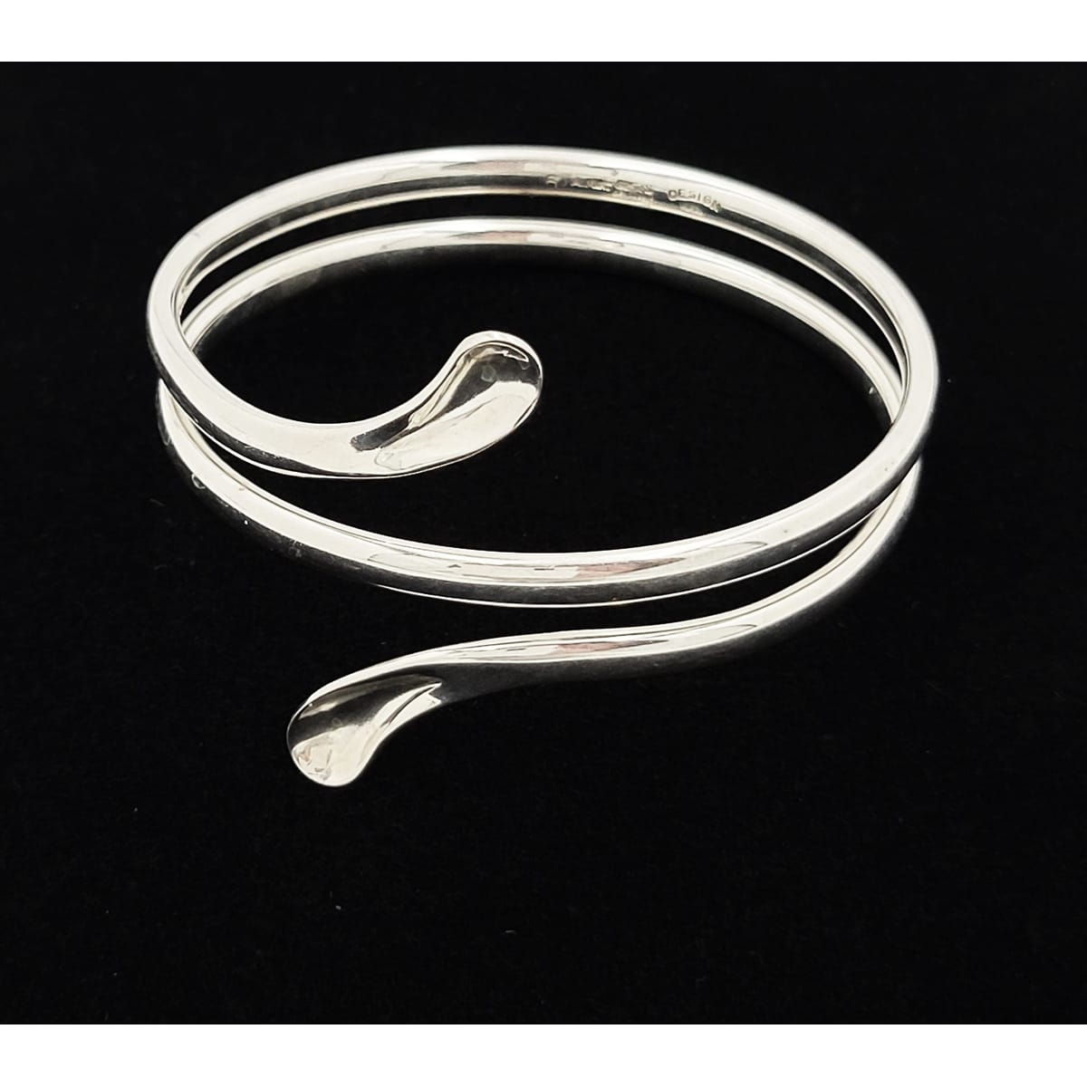Andreas Mikkelsen Jewelry RARE Danish Andreas Mikkelsen G Jensen Modernist Double Wrap