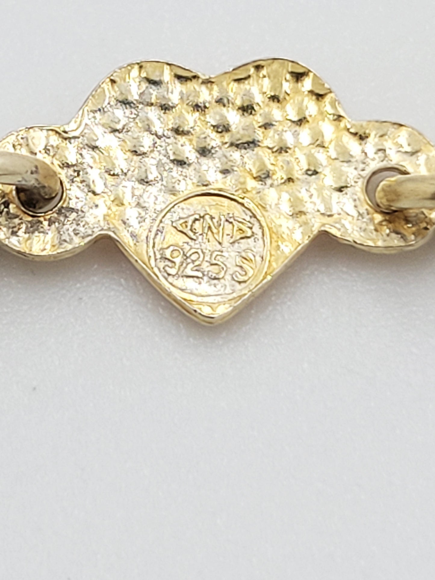 Arne Nordlie Jewelry Arne Nordlie Norway Sterling & Pink Enamel Pink Hearts Links Bracelet 1950s