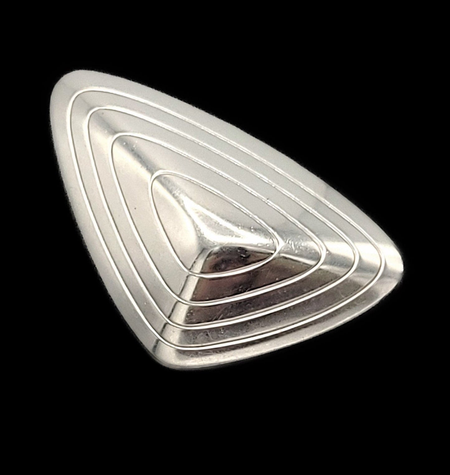 Borresen Lassen Jewelry Vintage 925SS Børresen Lassen B&L Denmark Modernist Retro Atomic 3-D Brooch