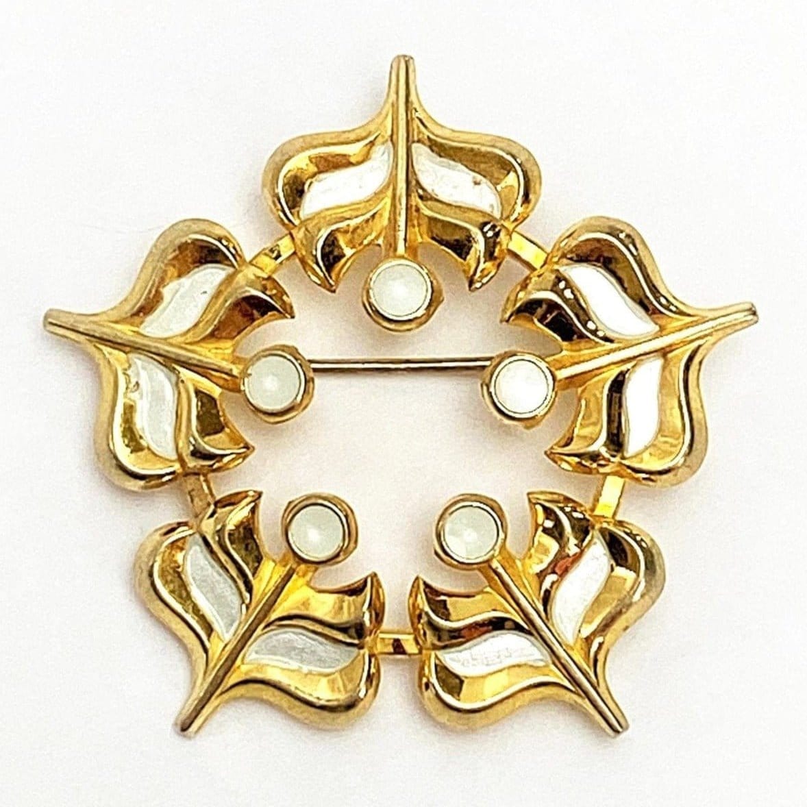 David Andersen Jewelry Norwegian Designer David Andersen Sterling & Enamel Modernist Retro Pin 1960s