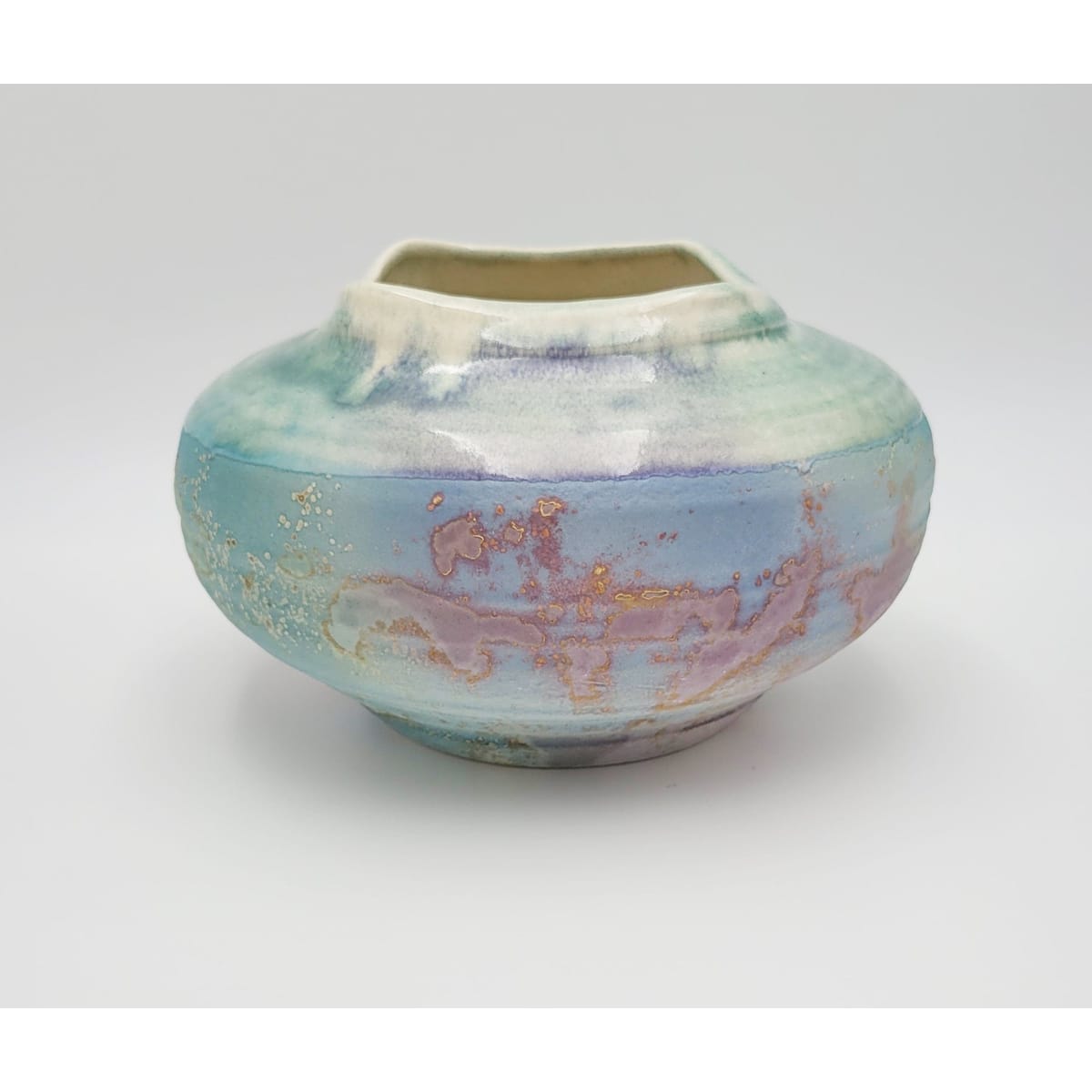 Evans Vase Superb Tony Evans Abstract Modernist Raku Ceramic Vase