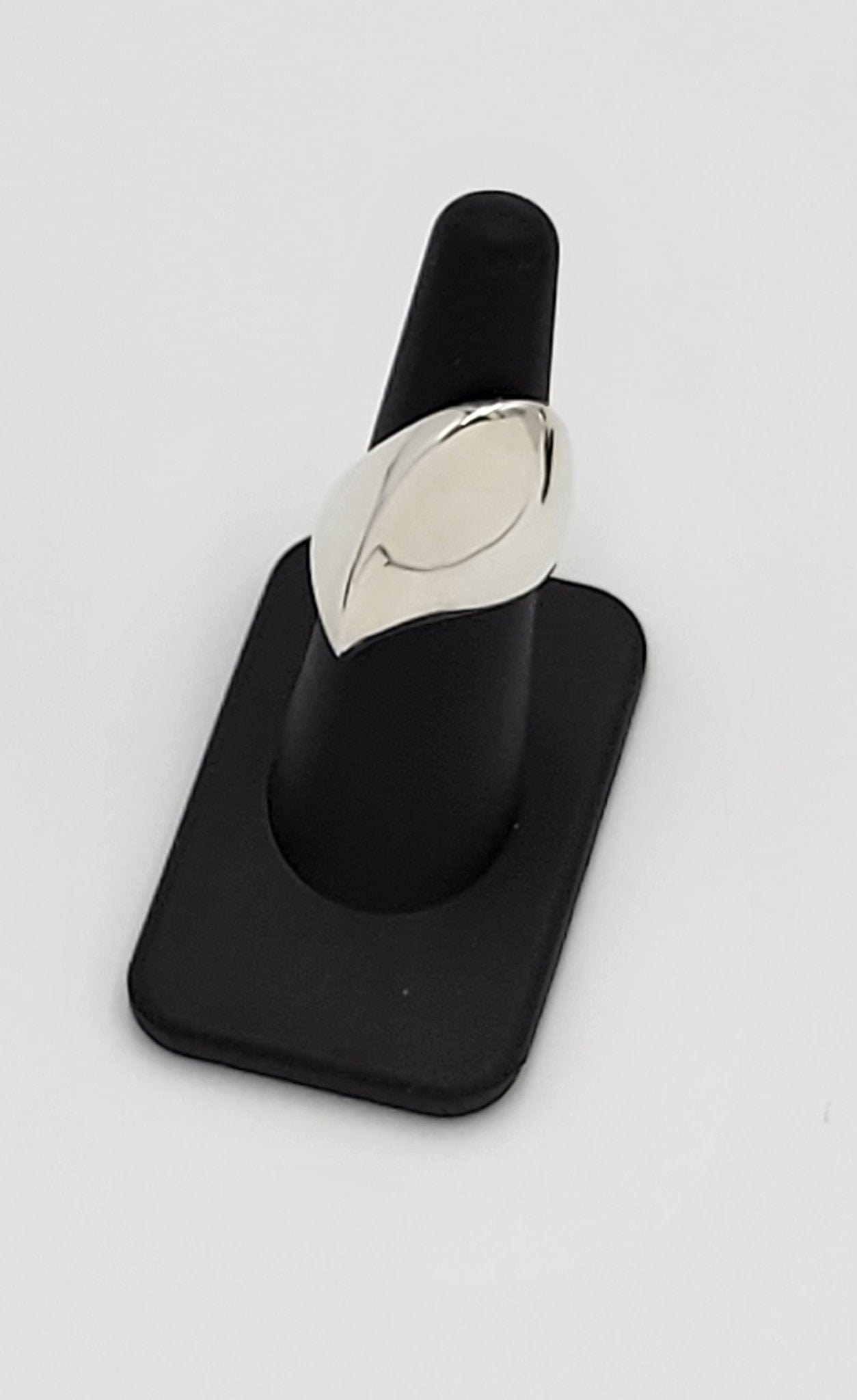 Georg Jensen Jewelry Vintage Georg Jensen Denmark 925 Sterling Silver Abstract Modernist Ring #91 Size 8