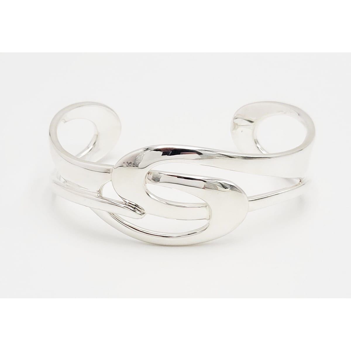 Ippolita Jewelry Designer Ippolita Sterling & 18k Gold Modernist Cuff Bracelet