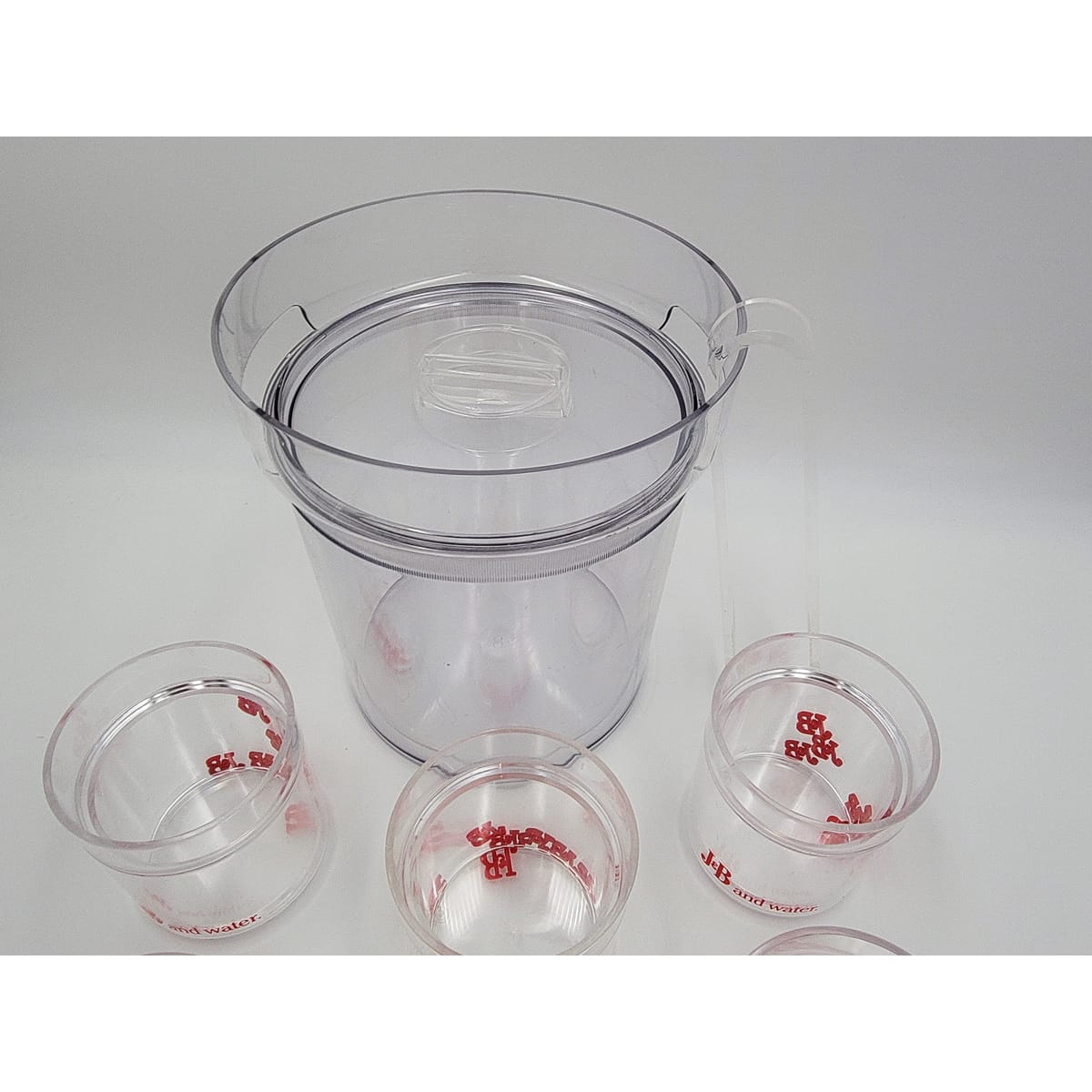 J & B Scotch Whisky Barware Set J & B Lucite Tumbler Barware Set