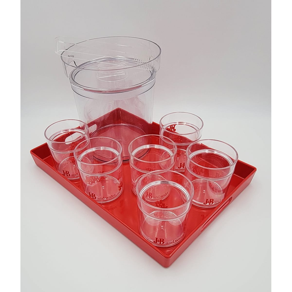 J & B Scotch Whisky Barware Set J & B Lucite Tumbler Barware Set