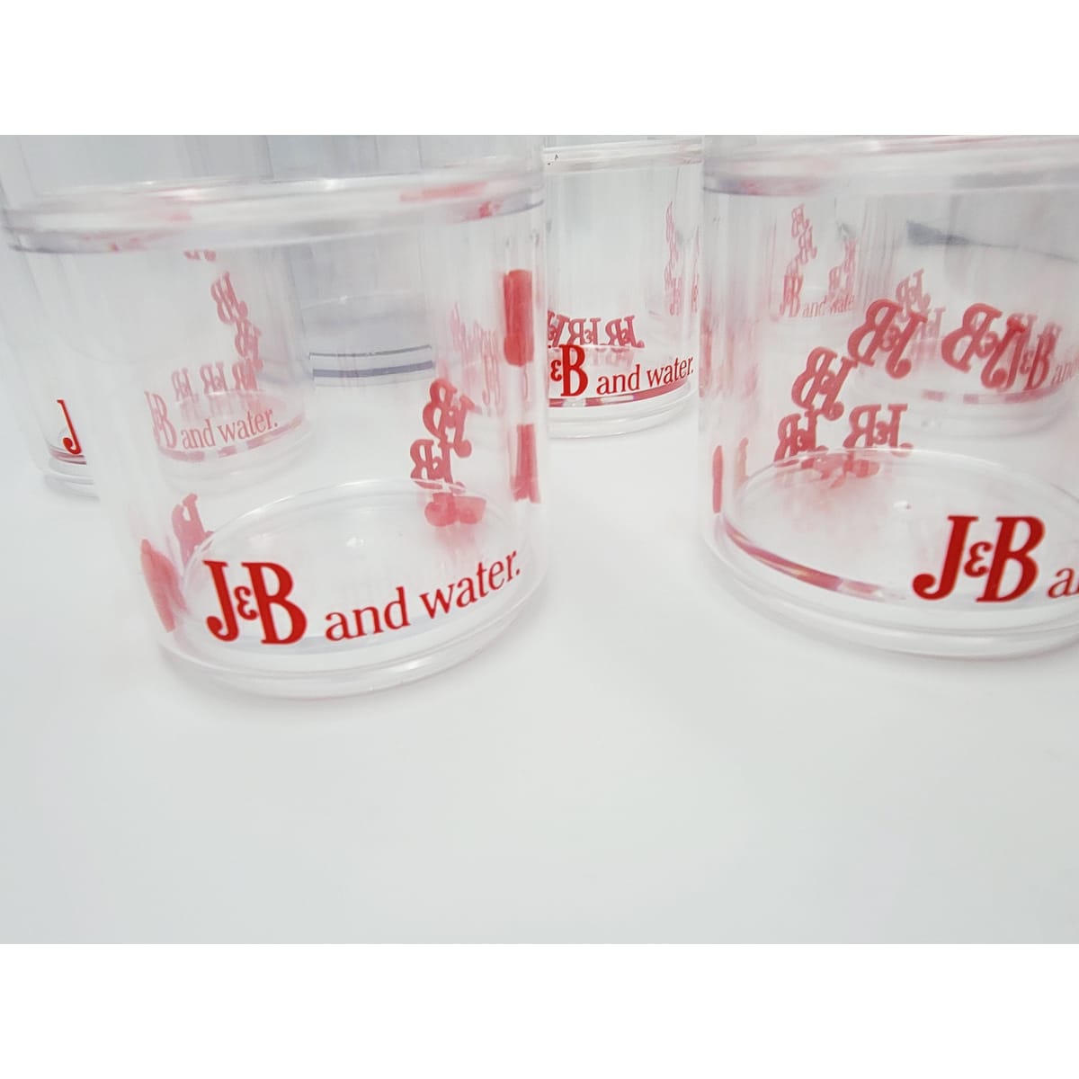 J & B Scotch Whisky Barware Set J & B Lucite Tumbler Barware Set