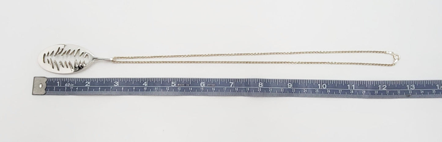 Niels Erik From Jewelry Danish Niels Erik From Abstract Modernist Sterling Pendant Necklace 1960s