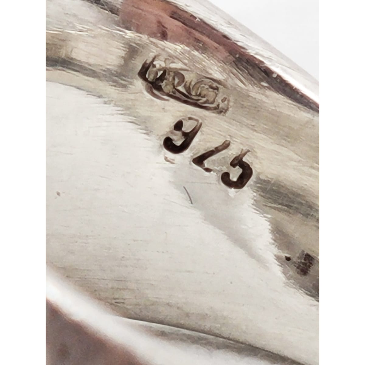 RG Sterling Jewelry Fabulous Boutique Designer RG Sterling Silver Textured Abstract Modernist Ring