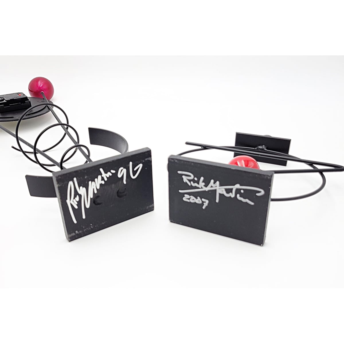 Rick Martin Clock and Candleholder Rick Martin Abstract Modernist Pop Art Memphis Style Clock & Candleholder