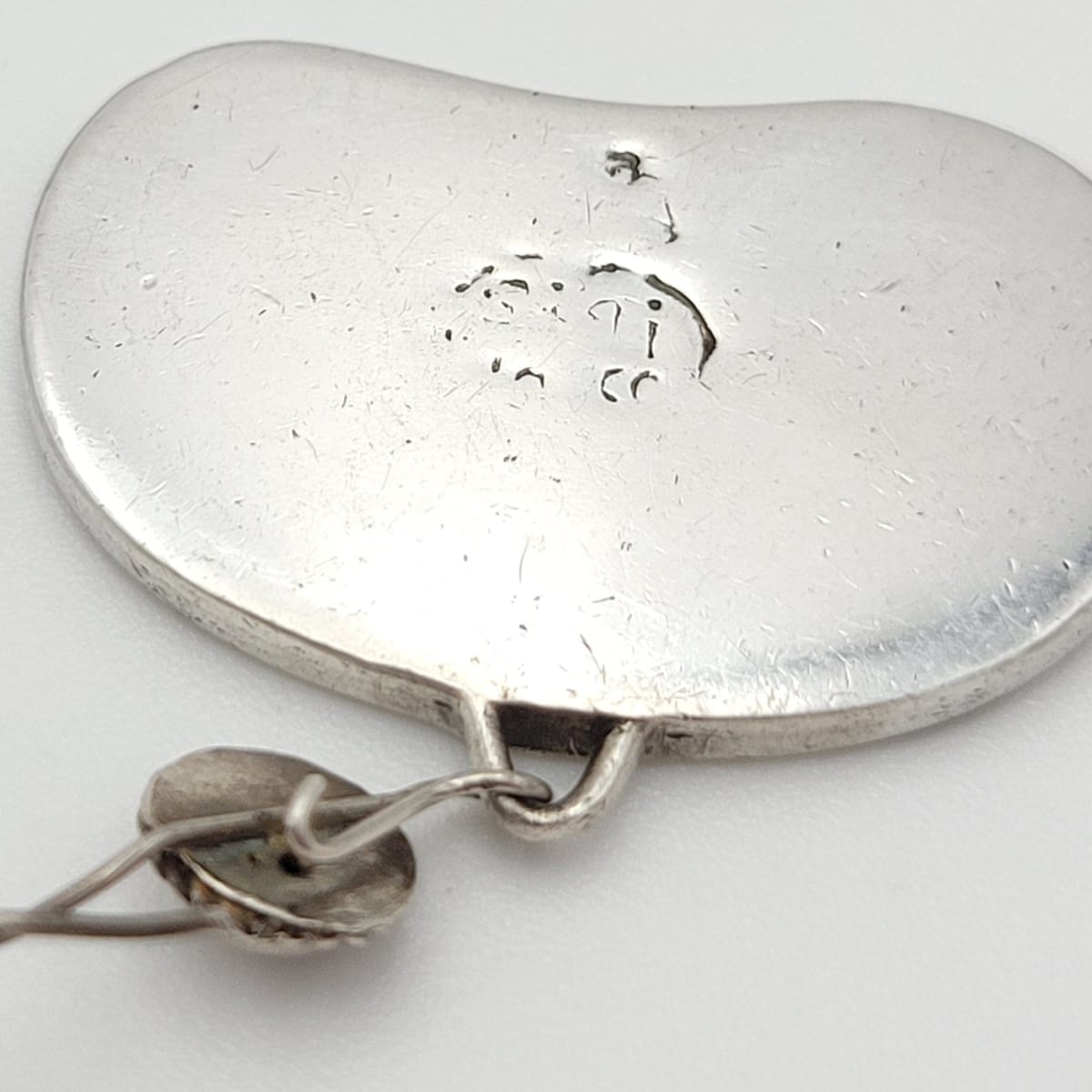 Sigi Tasco Jewelry Designer Sigi Pineda Taxco Modernist Sterling & Enamel Dangle Earrings 1960&