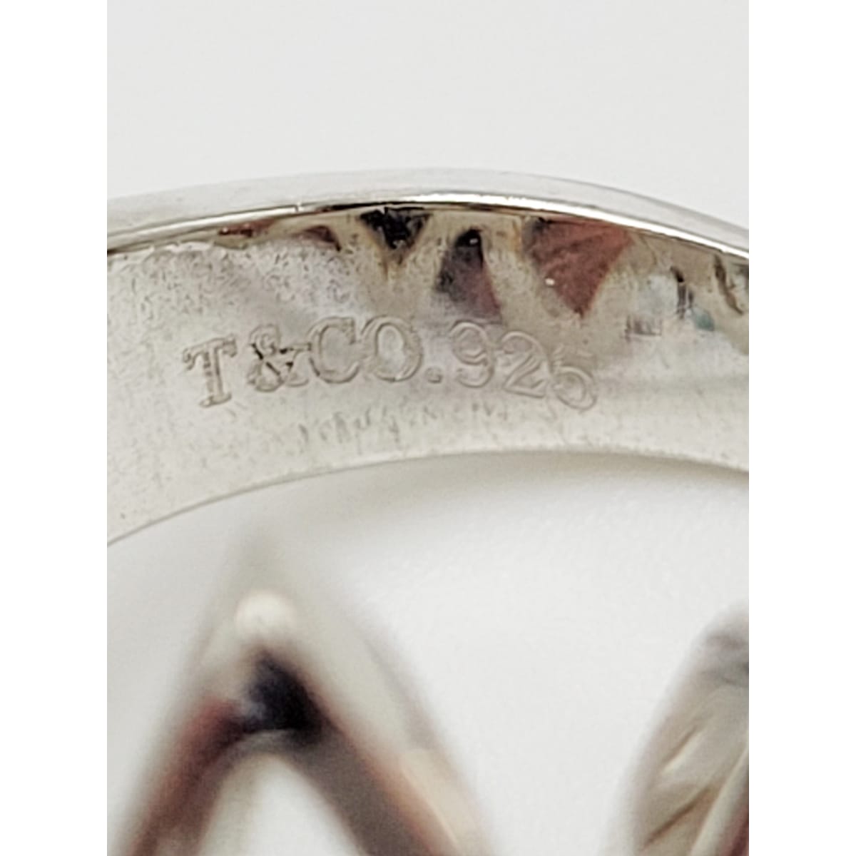 Tiffany & Co. Jewelry Tiffany & Co Sterling Large Modernist Architectural Ovals Cocktail Ring w/ Bag