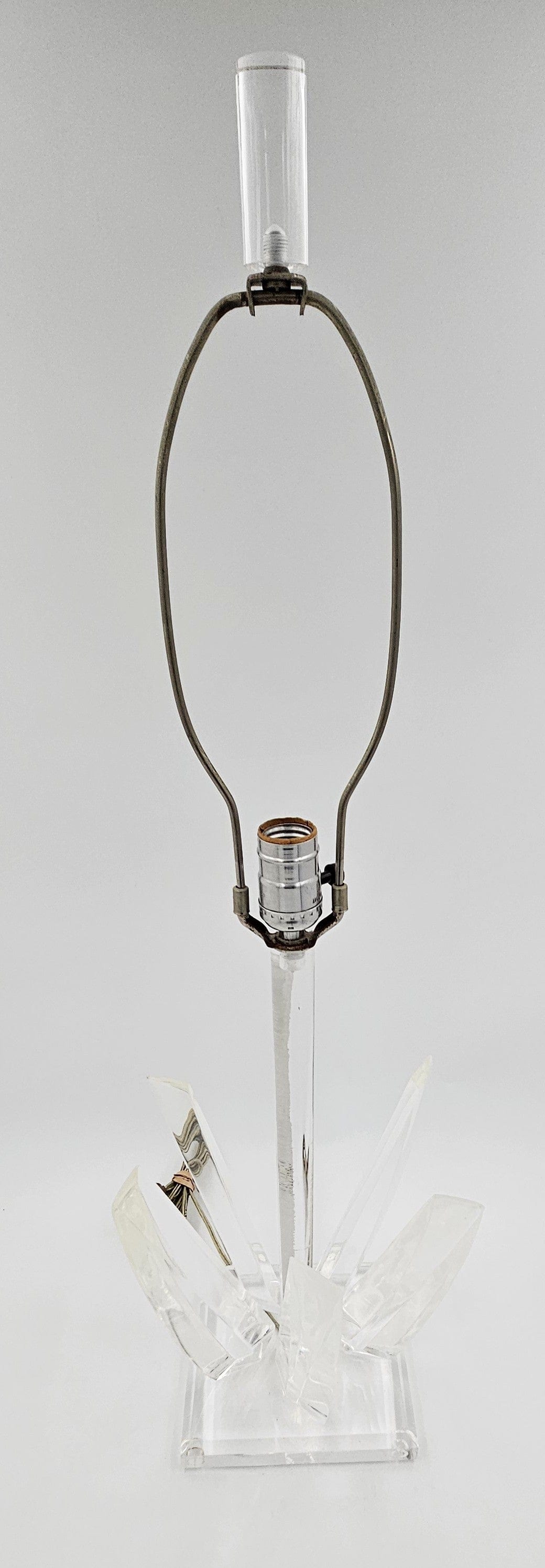 Van Teal Lamp Superb Van Teal Lucite Abstract Modernist Table Lamp Circa 1970/80's