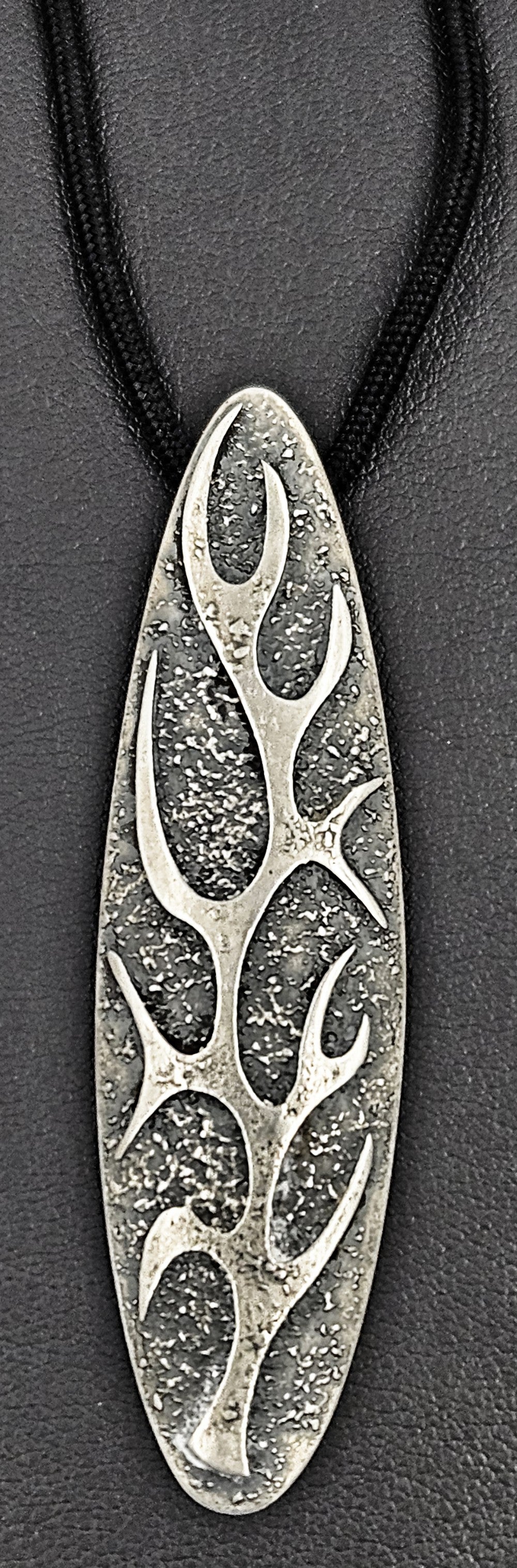 Rare Designer Christian Schmidt Sterling Modern Naturalist Necklace 1950/60s