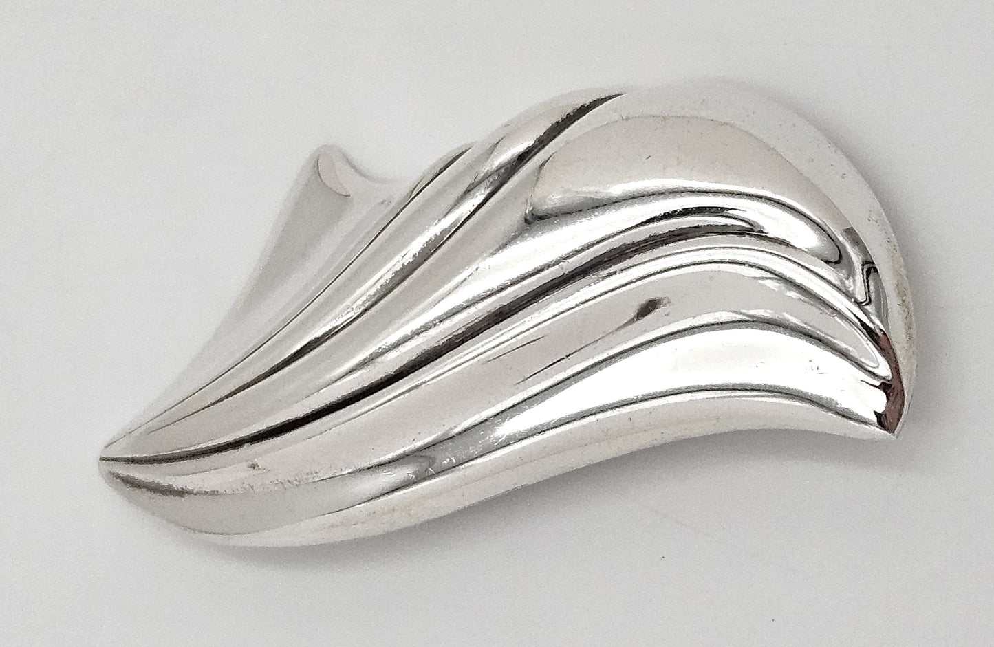 Fabulous Designer Kabana Sterling Silver Large Modernist Brooch 1980/90s