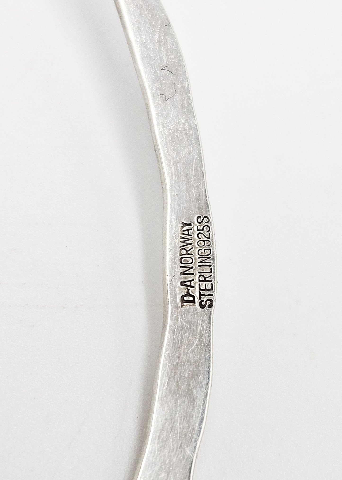 David Andersen BSO Norway 925 Enamel Modernist Statement Necklace 1960s