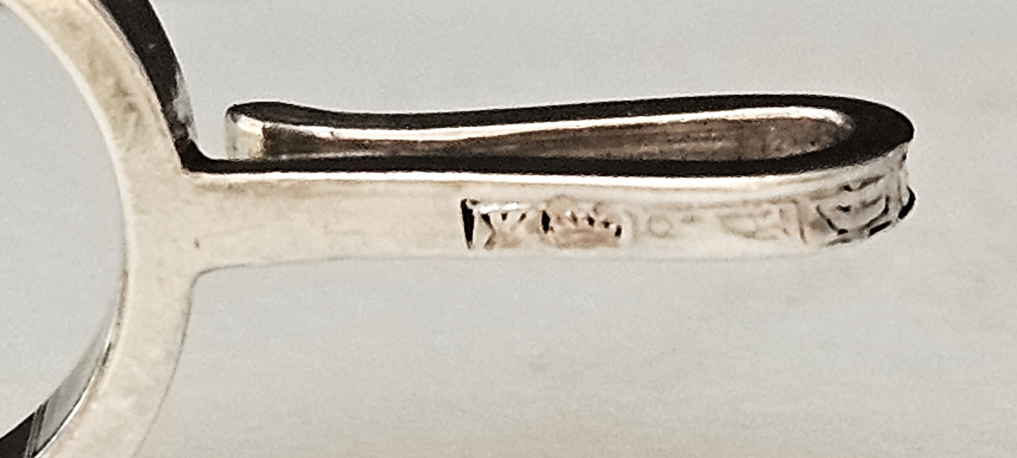 Rare Paula Häiväoja Kalevala Koru Oy Sterling Mod Geometric Bracelet C. 1971, silver, sterling silver - image 8 of 10