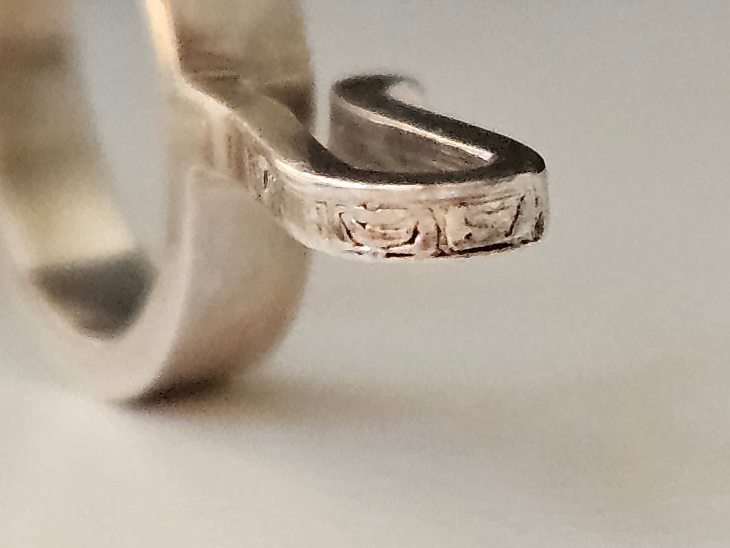 Rare Paula Häiväoja Kalevala Koru Oy Sterling Mod Geometric Bracelet C. 1971, silver, sterling silver - image 10 of 10