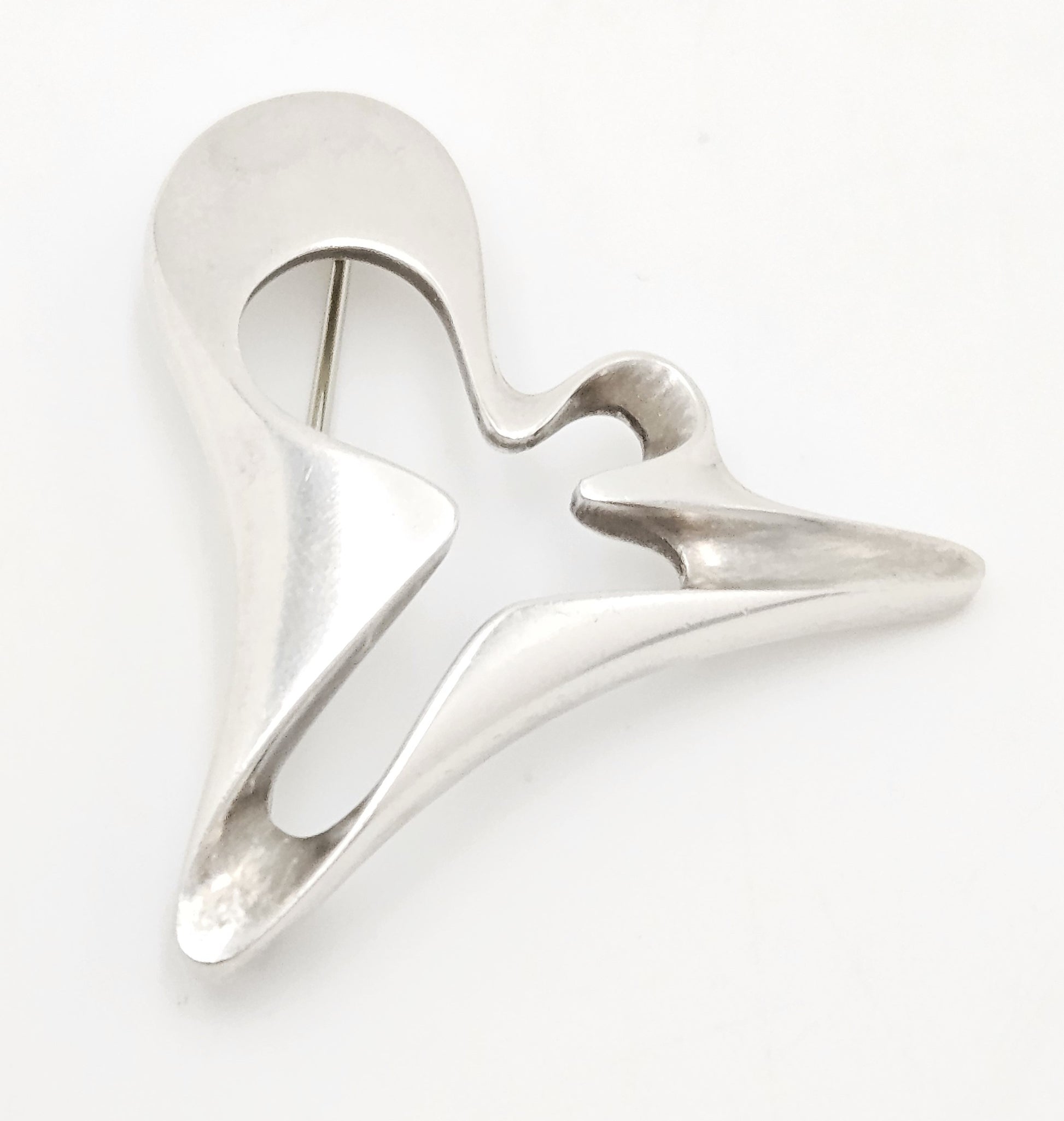 Georg Jensen sterling silver Koppel Biomorphic Brooch, view 1 of 7