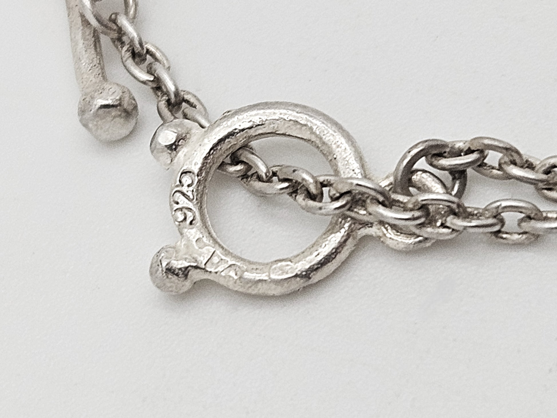 Kalevala Koru Finland Sterling XL 3D Articulating Viking Ship Necklace 1960's, alternate product view 8